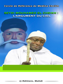 Seydi Mouhamed El Cheikh : L’argument Du Ciel